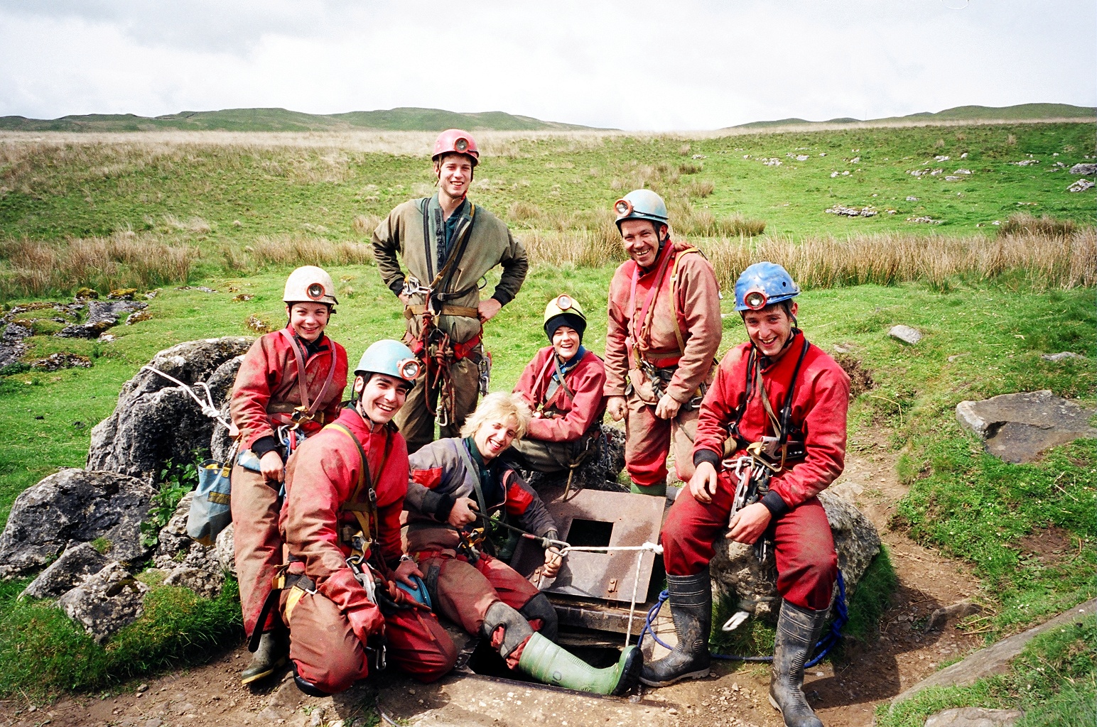 jarvist frost - ricoh gr1 fuji 200asa - easegill - JSPDT at lancs entrance