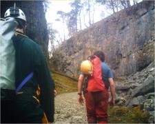 jana carga - catcam - Caving Yorkshire Gaping Gill 030