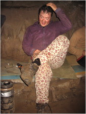 jarvist frost - hrc diving tim relaxing in 1980s garb